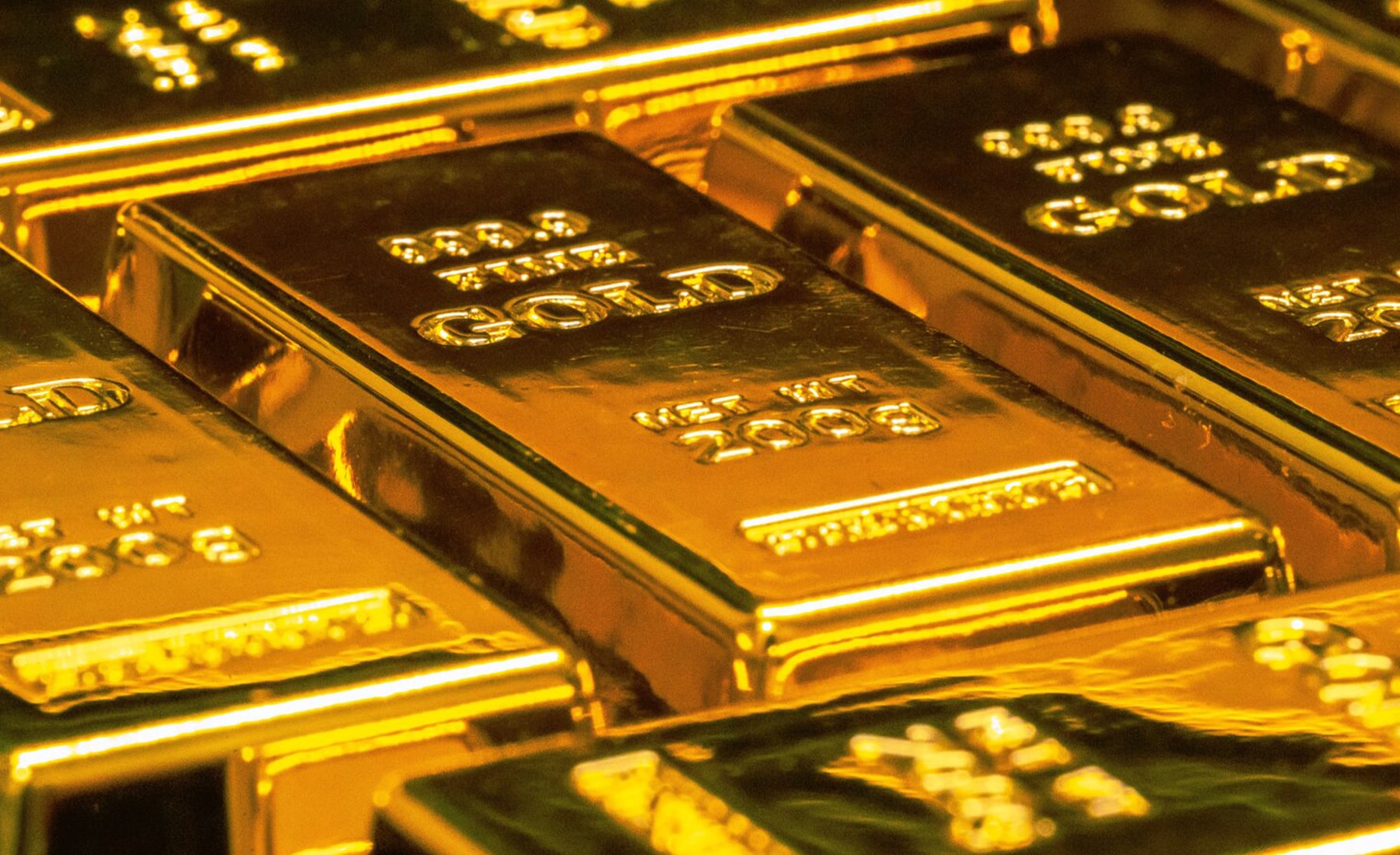 Stack of gold bars