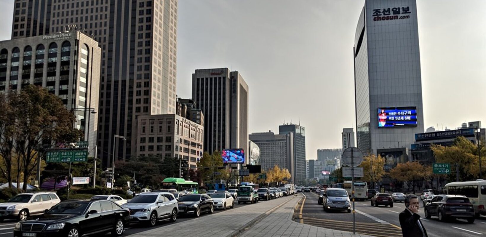 View of the city center, National capital area, Seoul, South Korea