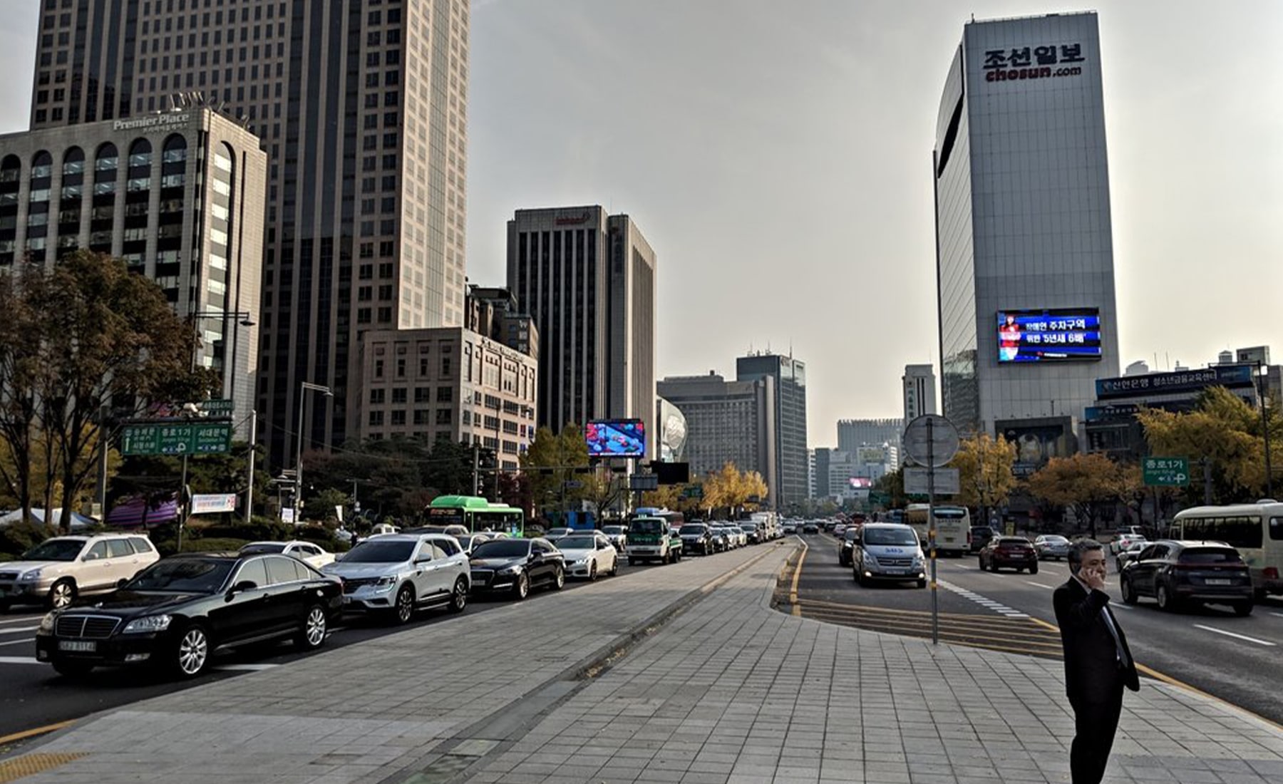 View of the city center, National capital area, Seoul, South Korea